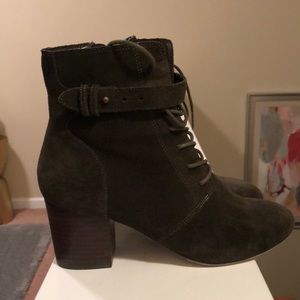 Sole society lace up moto boots